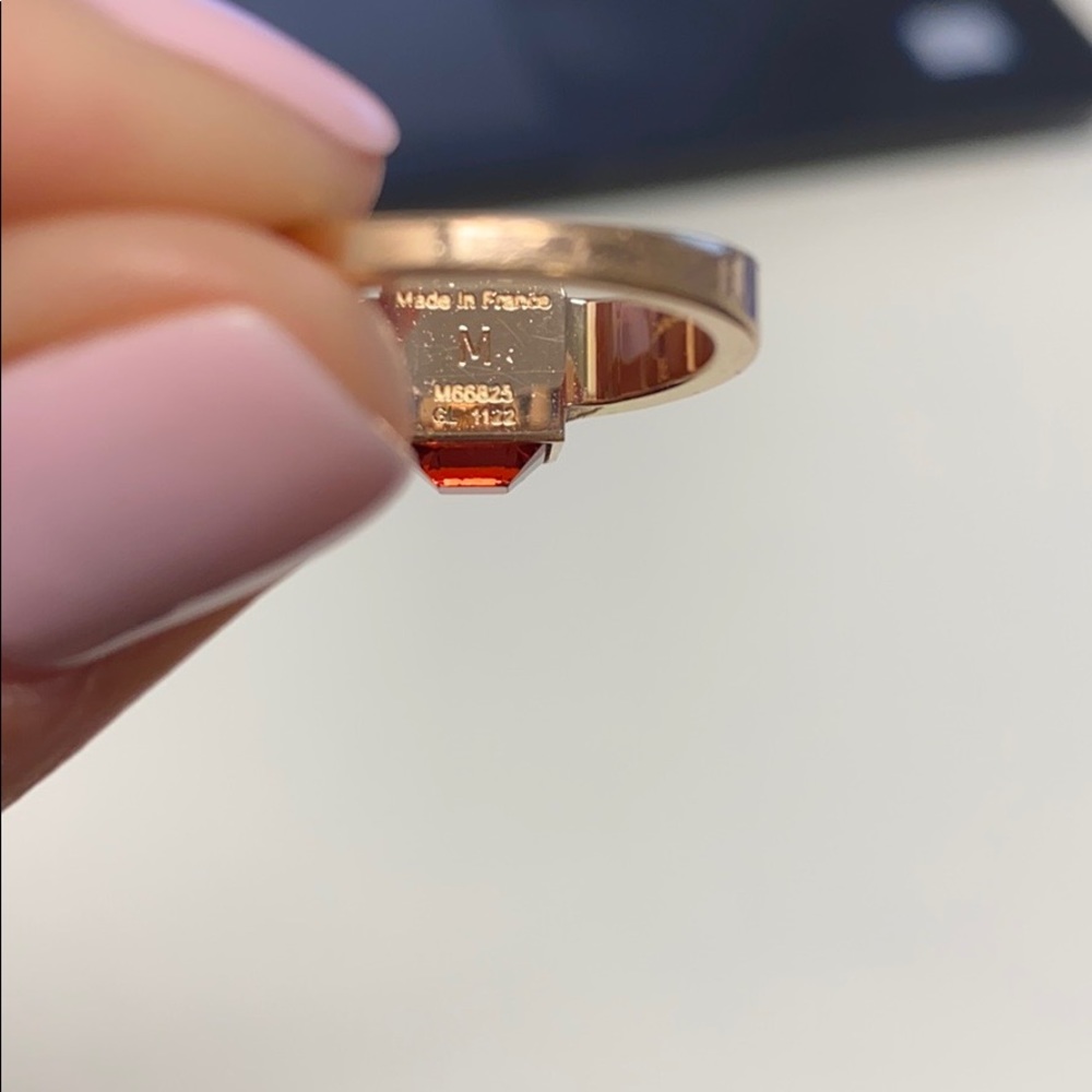 Louis Vuitton Gold Cube Ring - Picture 4 of 5